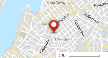 Location of business on map