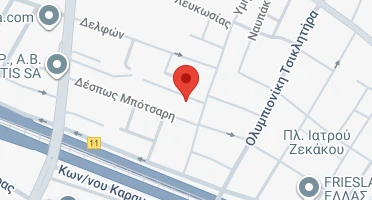 Location of business on map