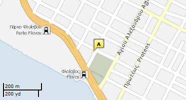 Location of business on map