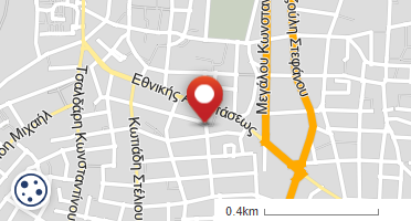 Location of business on map
