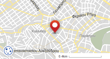 Location of business on map