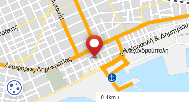 Location of business on map