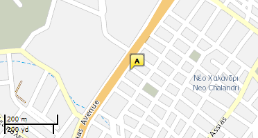 Location of business on map