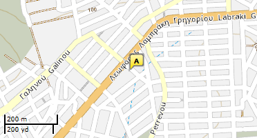 Location of business on map