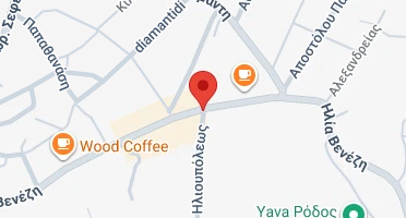Location of business on map