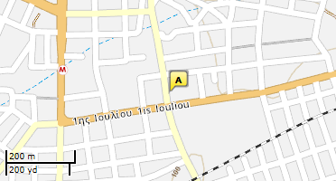 Location of business on map