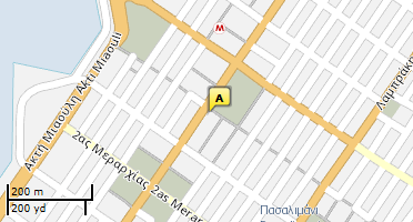 Location of business on map