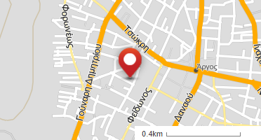 Location of business on map