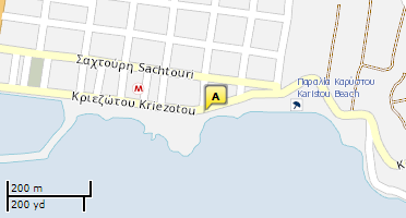 Location of business on map