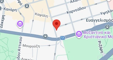 Location of business on map