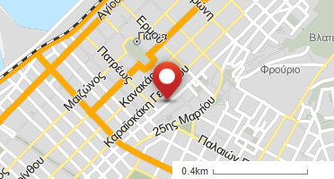 Location of business on map