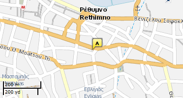 Location of business on map