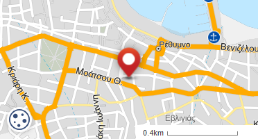 Location of business on map