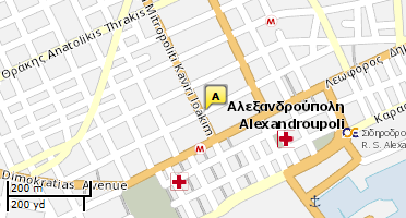 Χάρτης και σημείο της επιχείρησης
