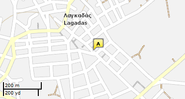 Location of business on map