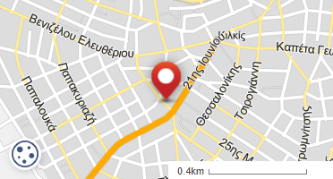 Location of business on map