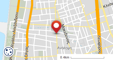 Location of business on map