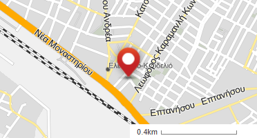 Location of business on map