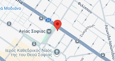 Location of business on map