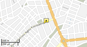Location of business on map