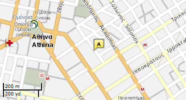 Χάρτης και σημείο της επιχείρησης