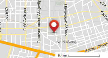 Location of business on map