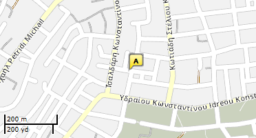 Location of business on map