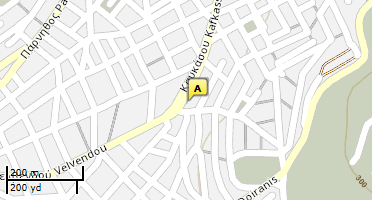 Location of business on map