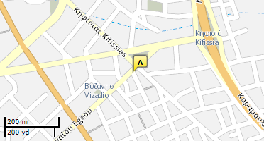 Location of business on map