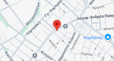 Location of business on map