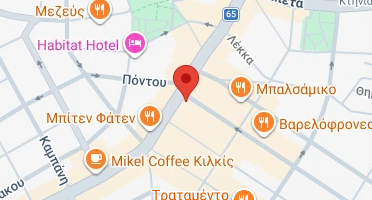 Location of business on map