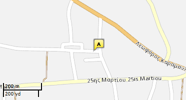 Location of business on map