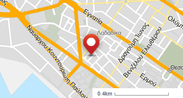 Location of business on map
