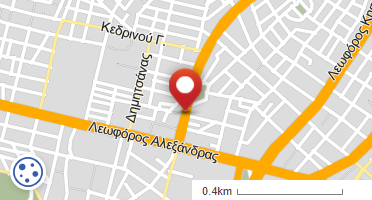 Location of business on map