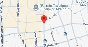 Location of business on map