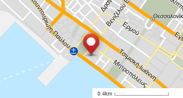 Location of business on map