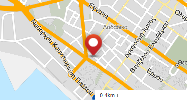 Location of business on map