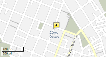 Location of business on map