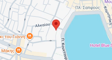 Location of business on map
