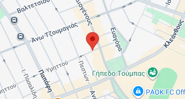 Location of business on map