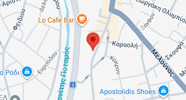 Location of business on map