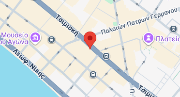 Location of business on map