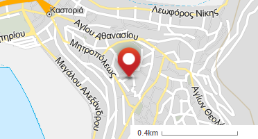 Location of business on map