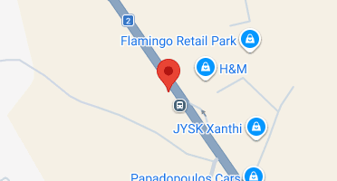 Location of business on map