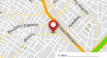 Location of business on map