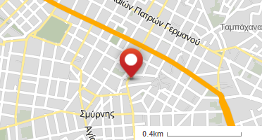 Location of business on map