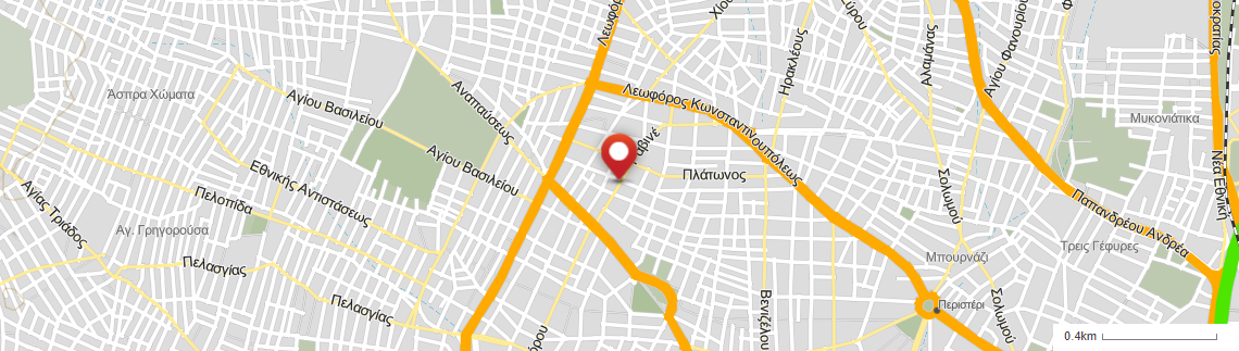 Location of business on map