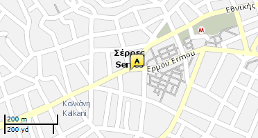 Χάρτης και σημείο της επιχείρησης