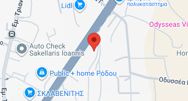 Location of business on map
