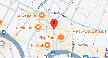 Location of business on map